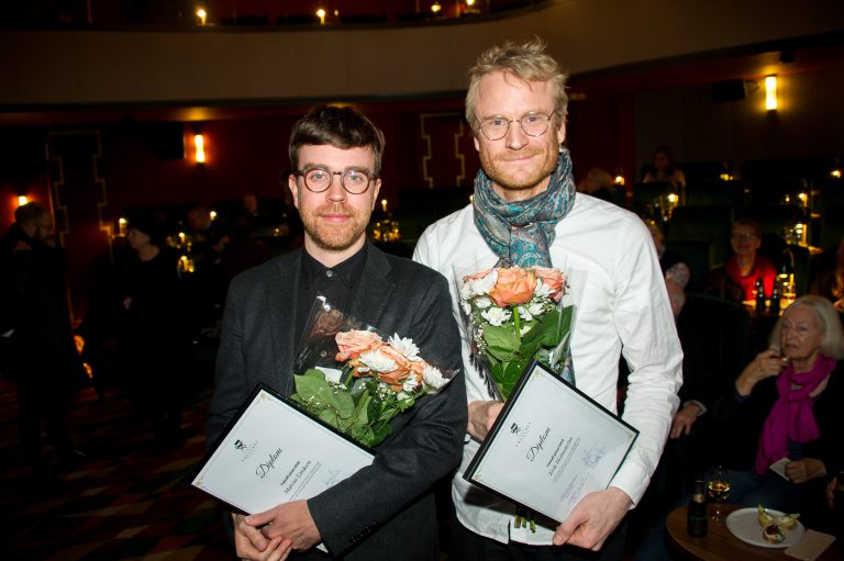 Det allra första regipriset Falstaff till Erik Holmström & Marcus Lindeen Det allra första regipriset Falstaff till Erik Holmström & Marcus Lindeen