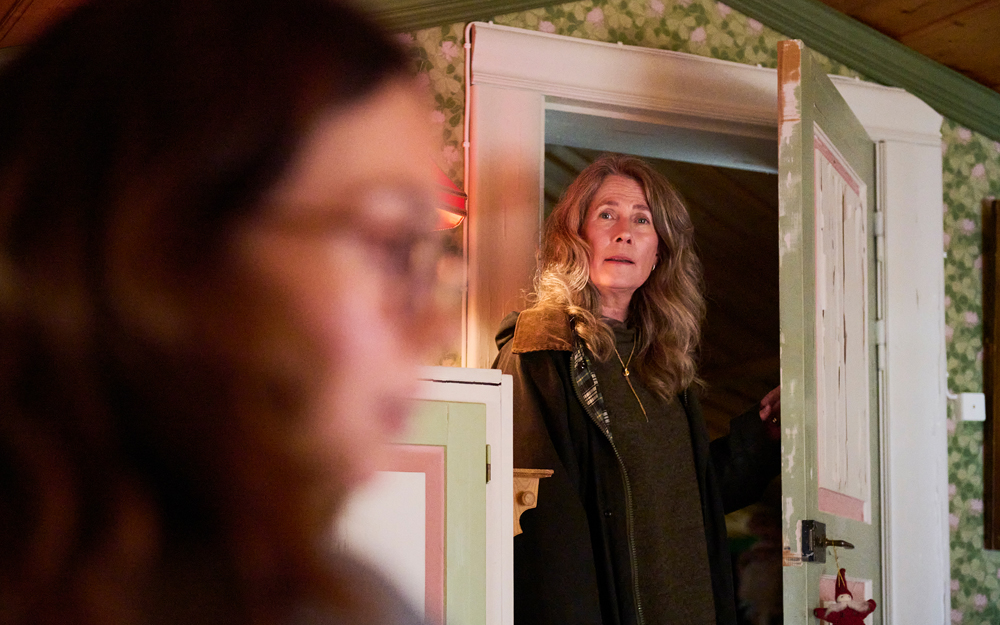 Rebecca Plymholt spelar Olivia Björk som kommer hem till släktgården för att fira jul efter några månader som hjälparbetare i Liberia. När det visar sig att Olivia kan ha blivit exponerad för det fruktade Haagviruset sätts hela familjen i karantän.